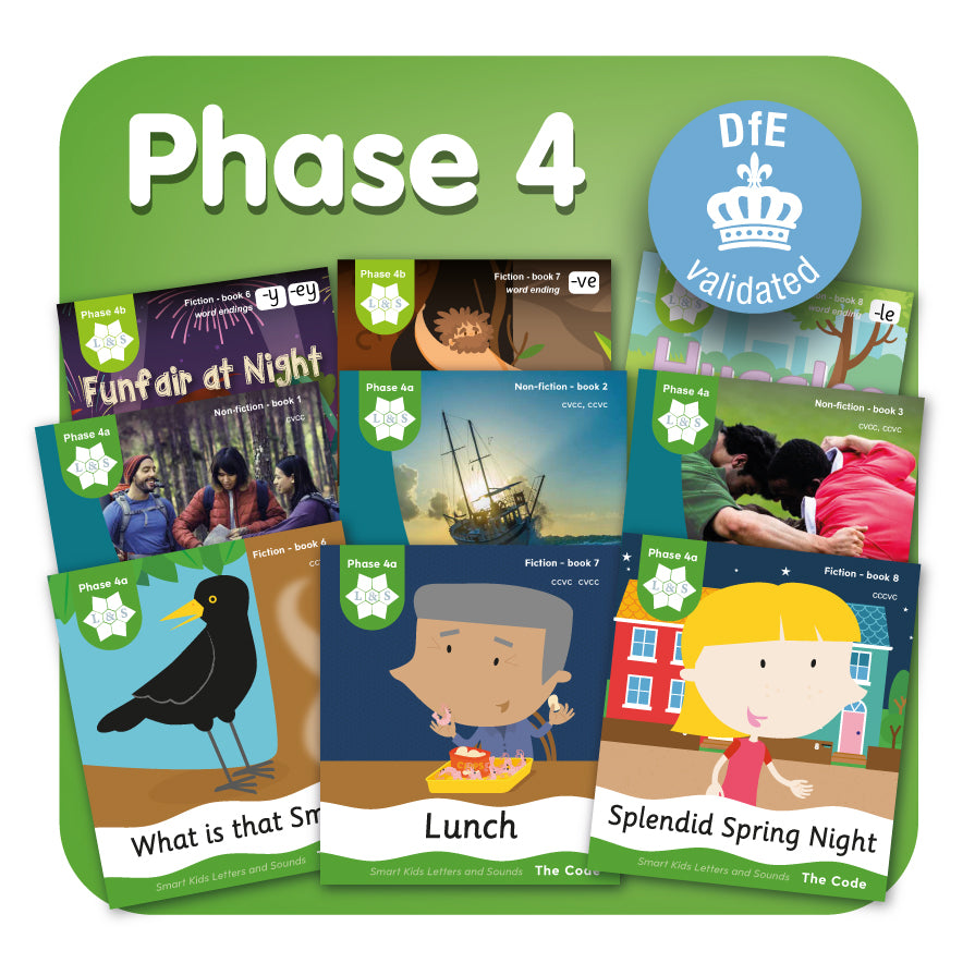Letters and Sounds Phase 4 Decodable Books