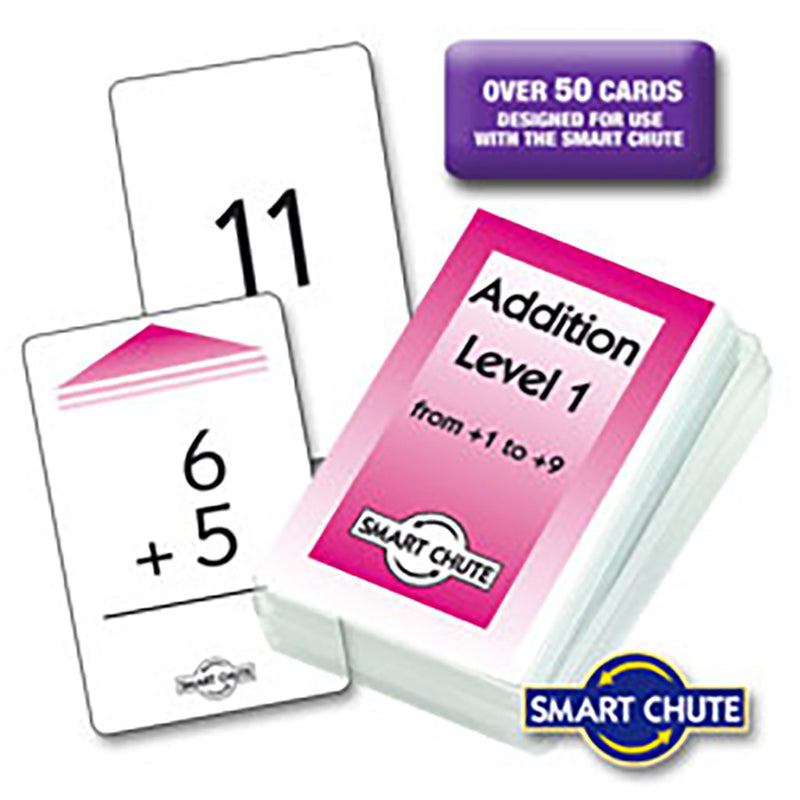 Addition Facts Chute Cards Vertical Sums