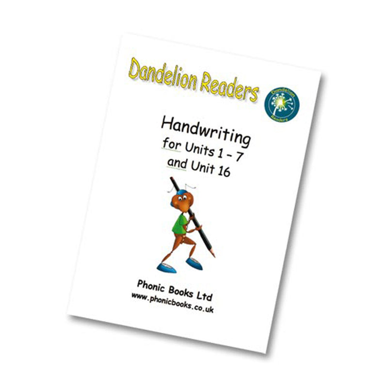 Dandelion Readers Handwriting Worksheets
