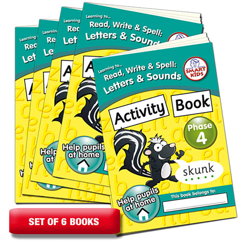 Phase 4 Activity Book  (set of 6)