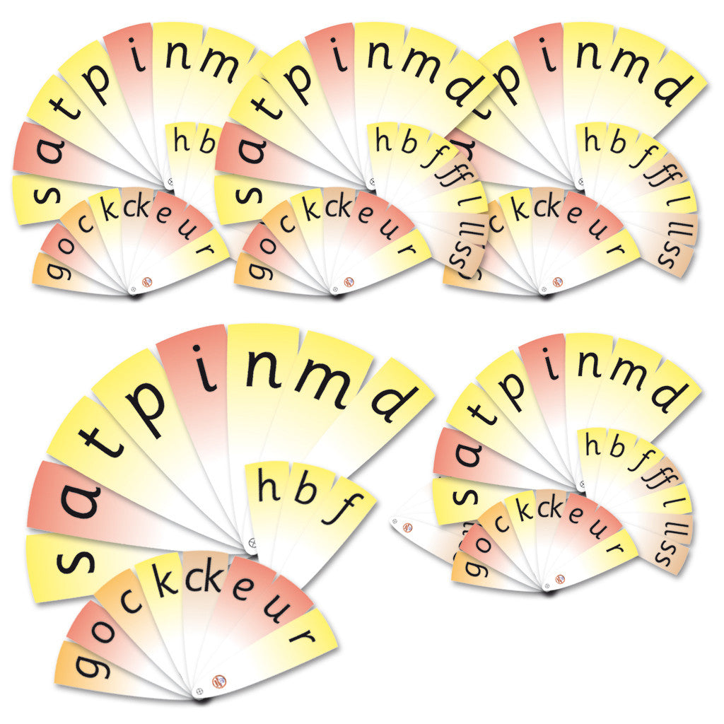 Phoneme Fans (Set of 3) Phase Two