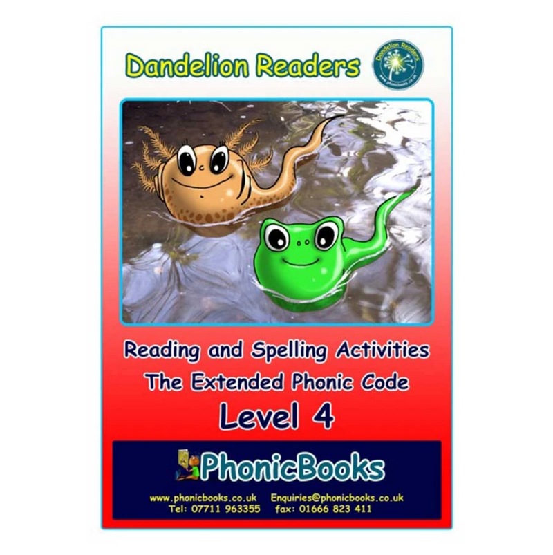Dandelion Readers, Level 4 Reading & Spelling Activities