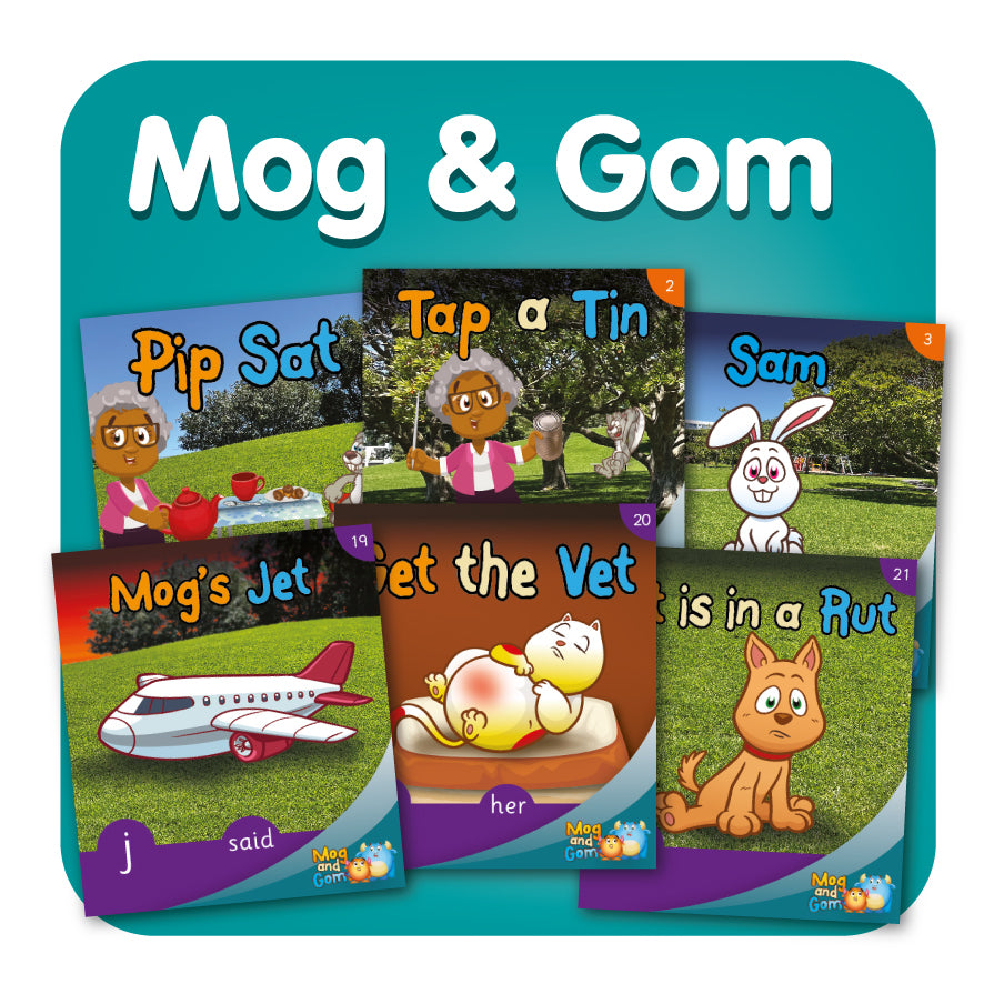 Decodable Books - Mog and Gom