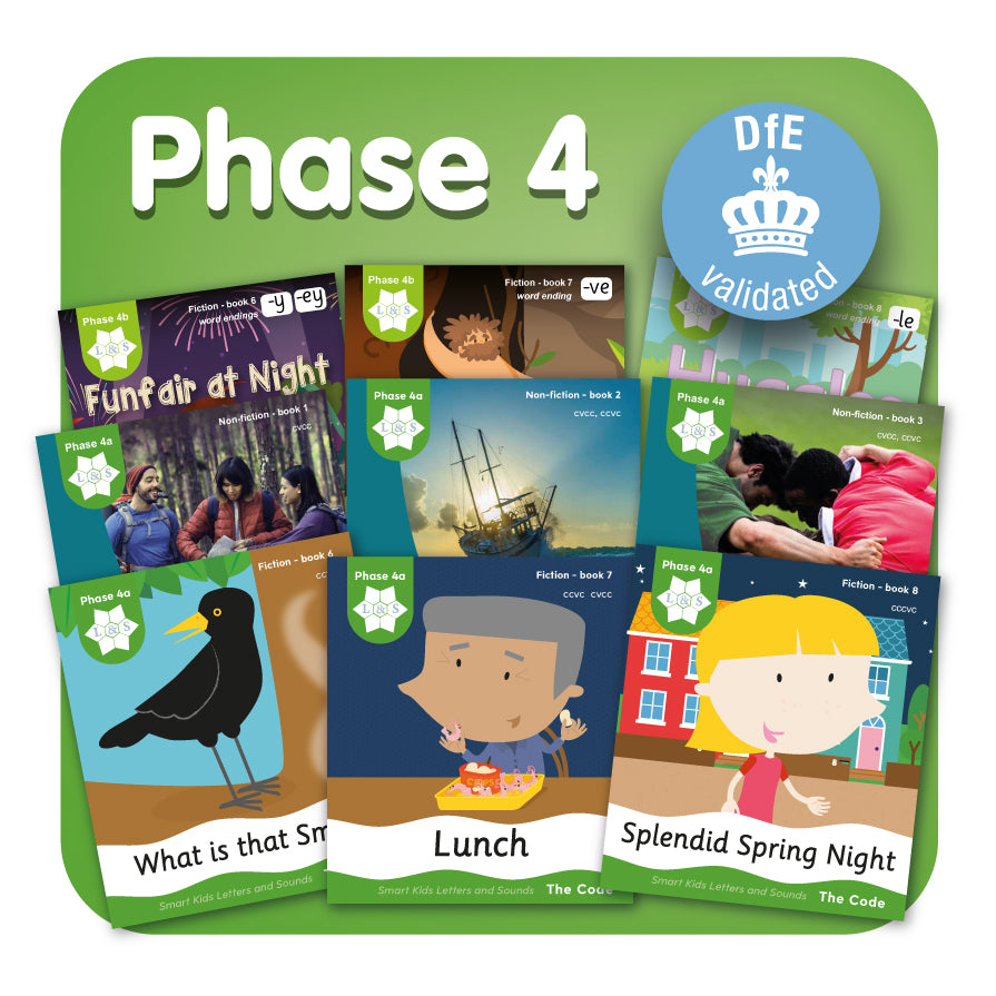 Decodable Books - Letters and Sounds Phase 4
