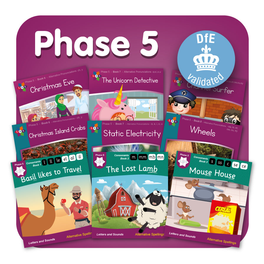 Decodable Books - Letters and Sounds Phase 5