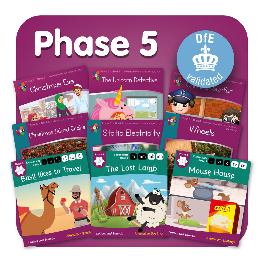 Letters and Sounds Phase 5 Decodable Books