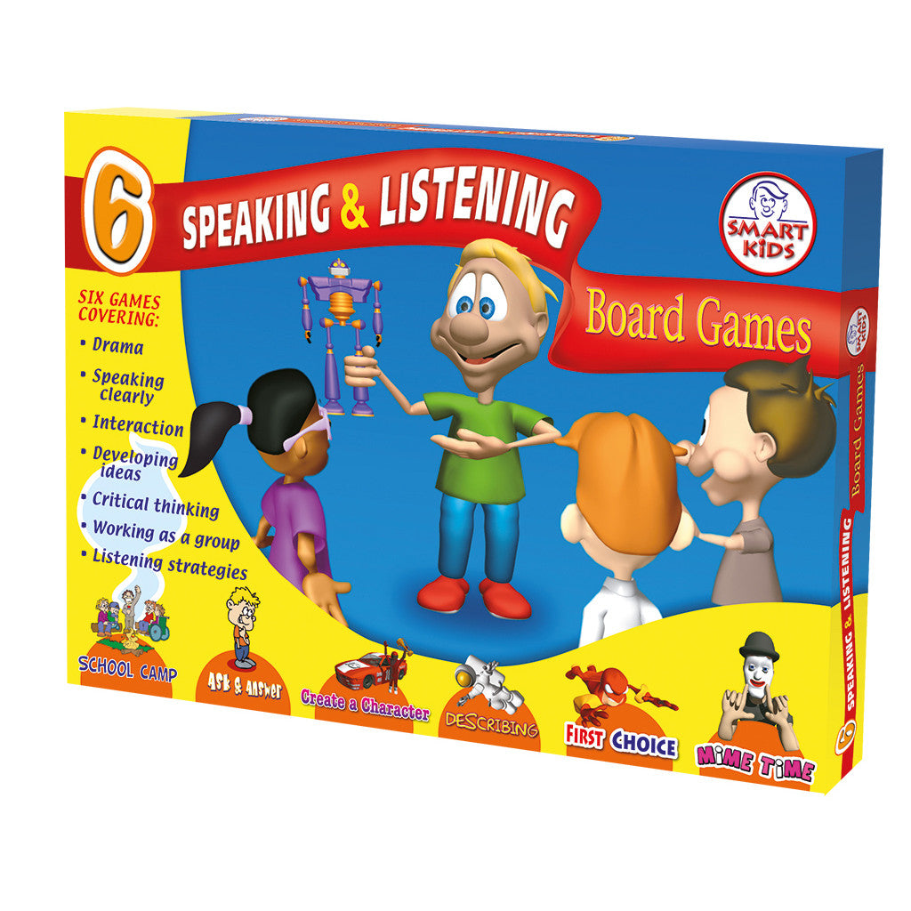 6 Speaking & Listening Board Games – Smart Kids