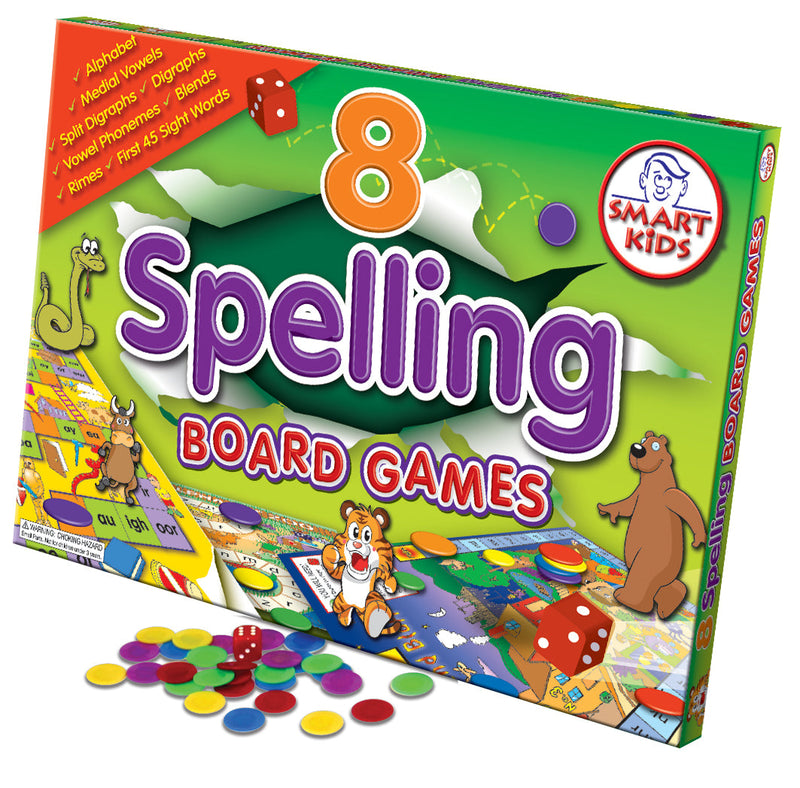 8 Spelling Board Games – Smart Kids