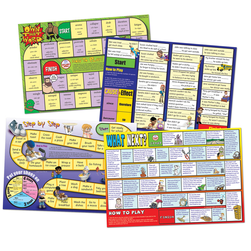 8 Reading Comprehension Board Games