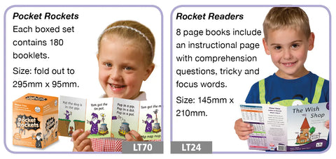 Decodable Books - Pocket Rockets