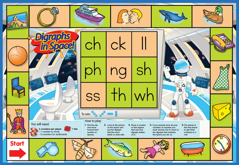 8 Spelling Board Games