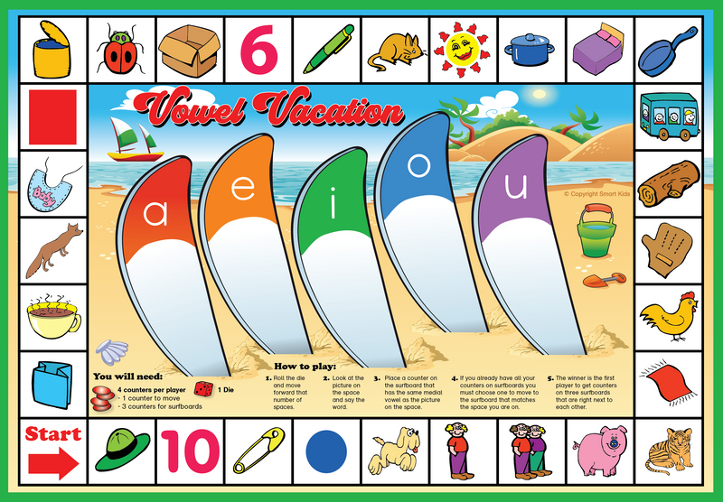 8 Spelling Board Games