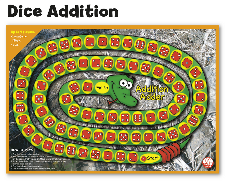 6 Maths Board Games - Basic