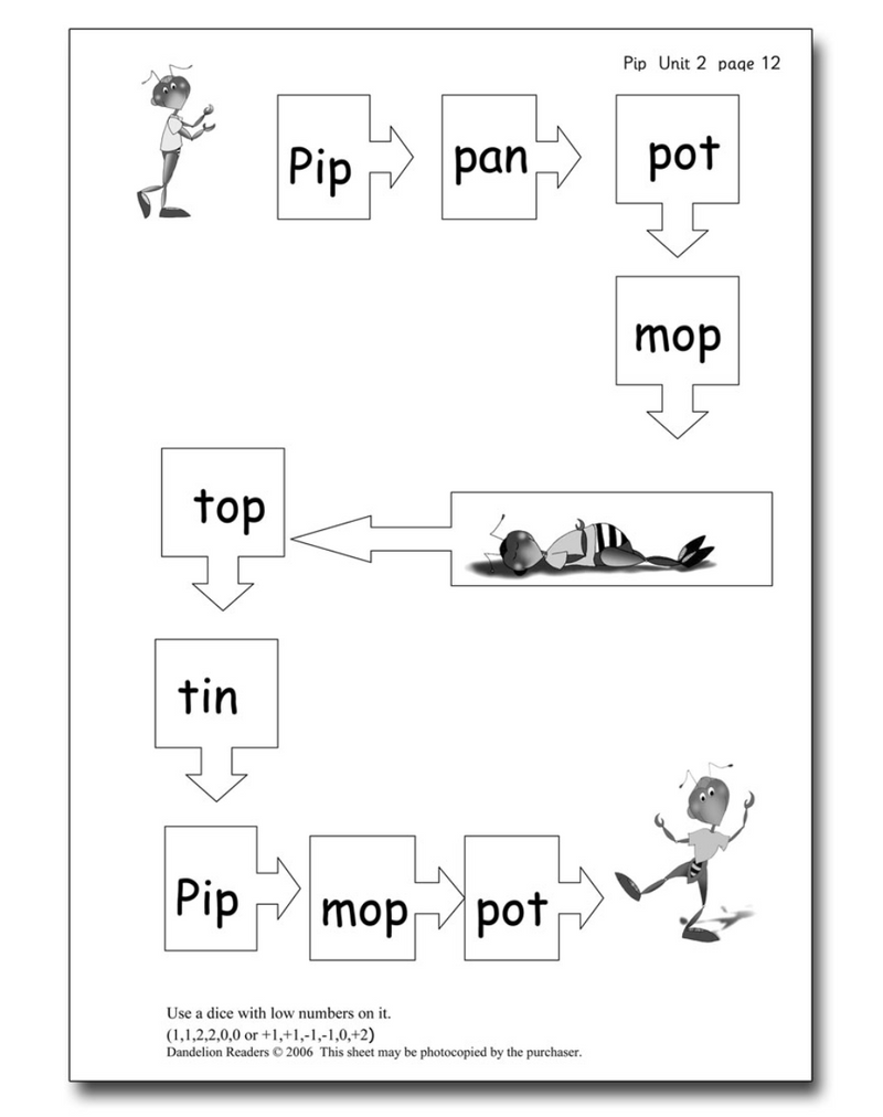 Dandelion Readers, Set 1 Units 1-10 'Sam' Reading & Writing Activities ...