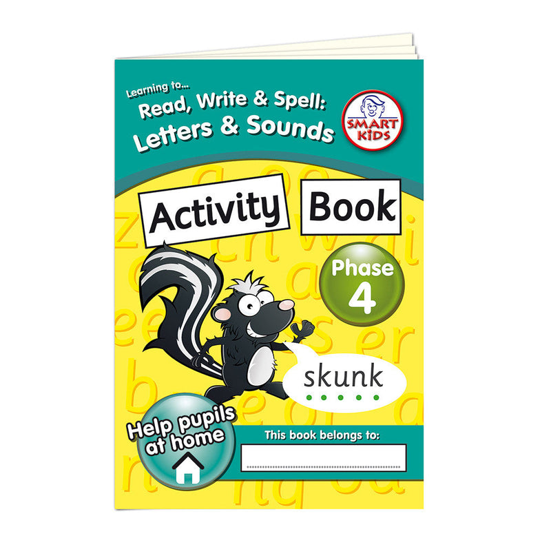 Letters and Sounds Phase 4 Activity Book – Smart Kids