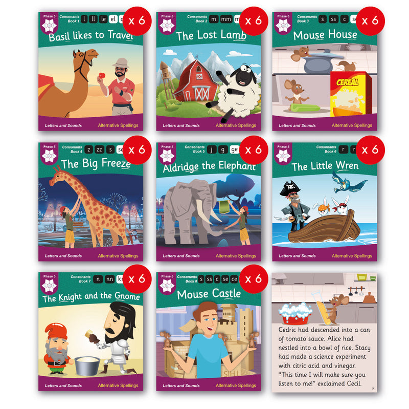 Letters and Sounds Phase 5 Alternative Spellings - Consonant Sounds (s ...