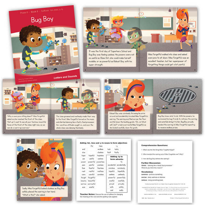 Letters and Sounds Phase 6 Decodable Readers – Smart Kids