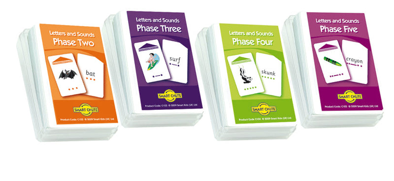Smart 16 Letters Letters & Sounds Chute Cards SMART BUY! – Smart Kids