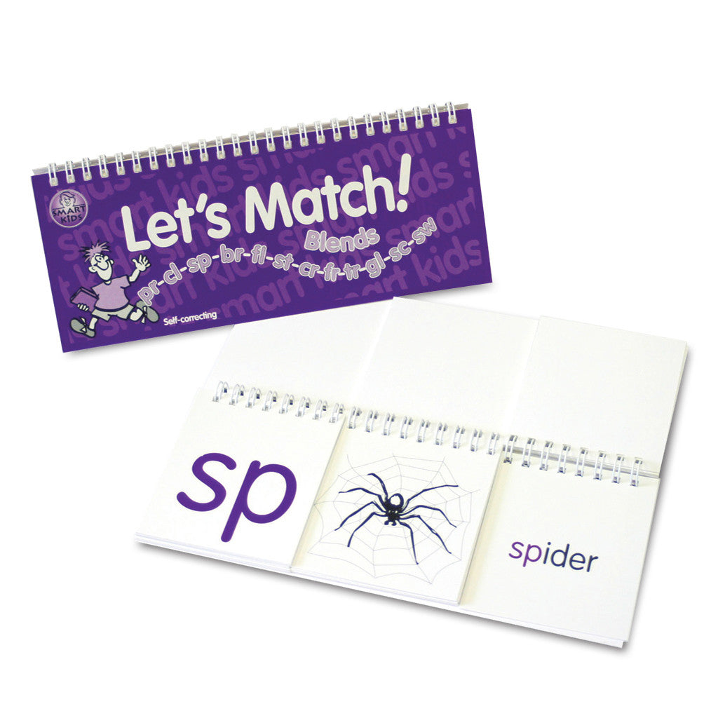 Let's Match Blends Flipbook -    Literacy