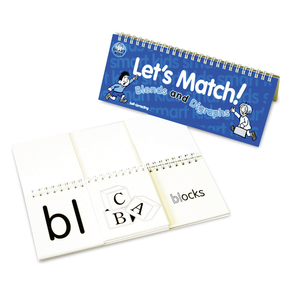 Let's Match Blends / Digraphs Flipbook -    Literacy