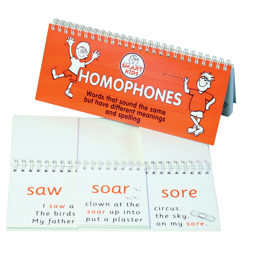 Homophones - Flip Book - Smart Kids | The Dyslexia Shop