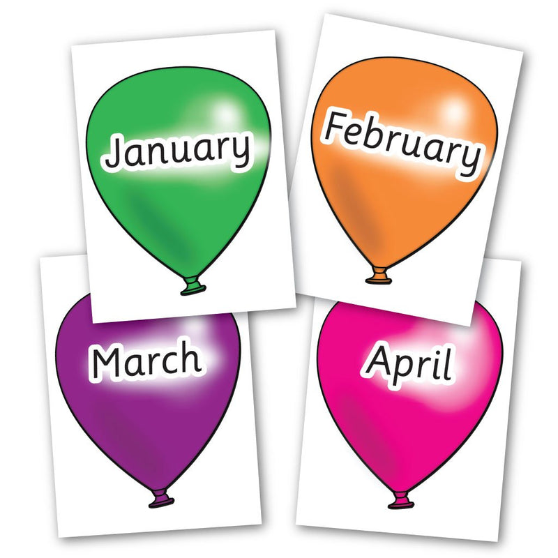 Month of the Year Balloons