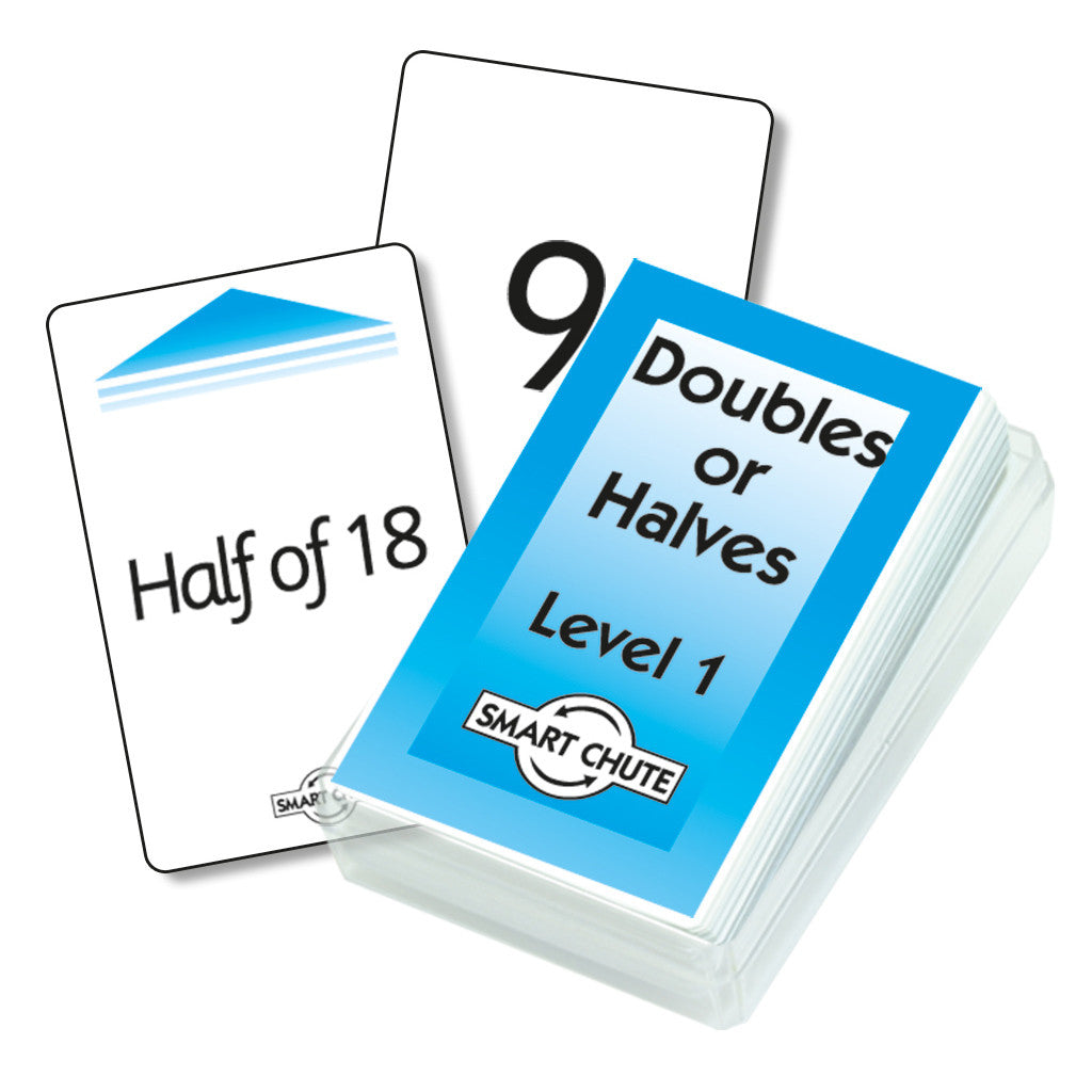 Double / Halves Chute Cards - Level 1 -    Smart Chute