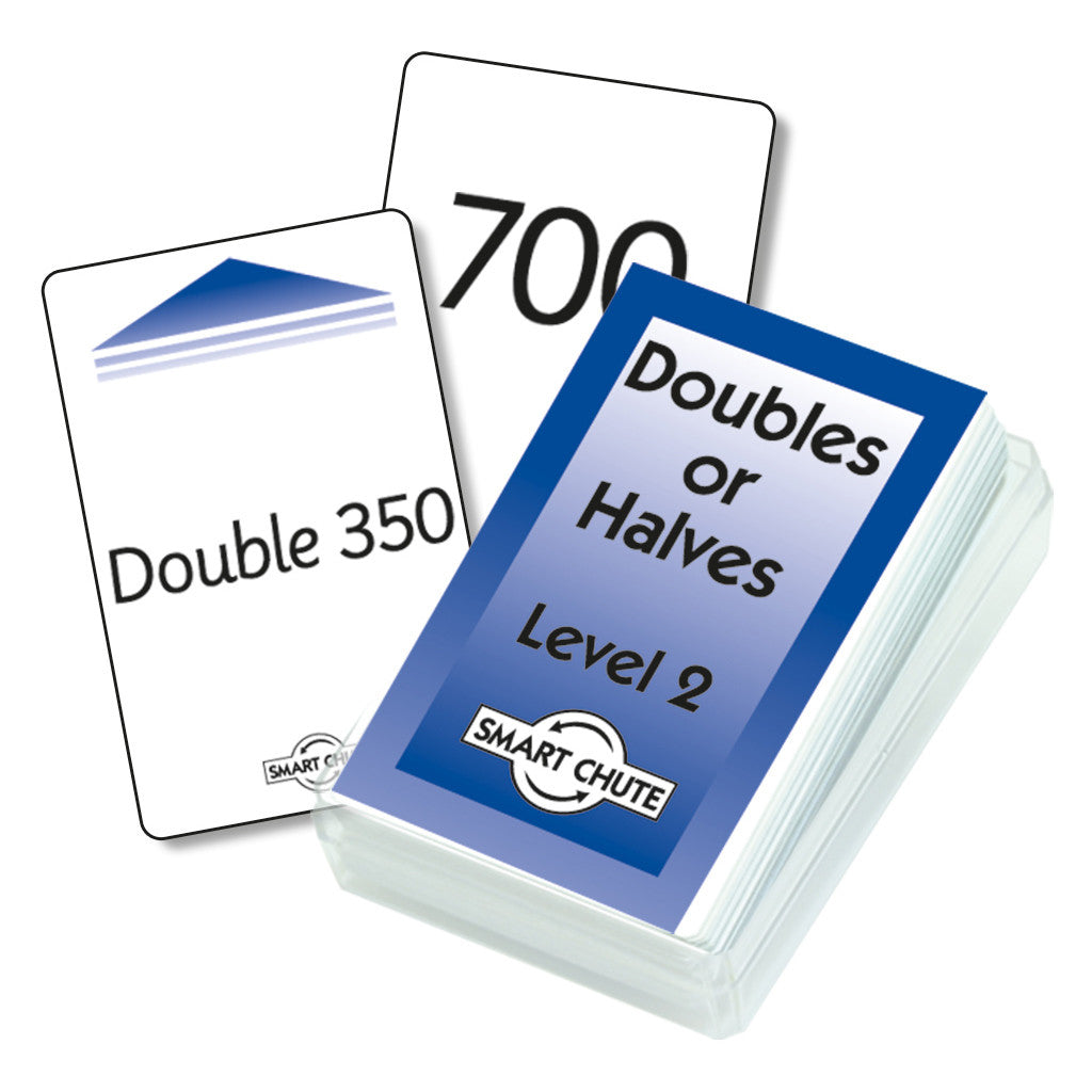 Double / Halves Chute Cards - Level 2 -    Smart Chute