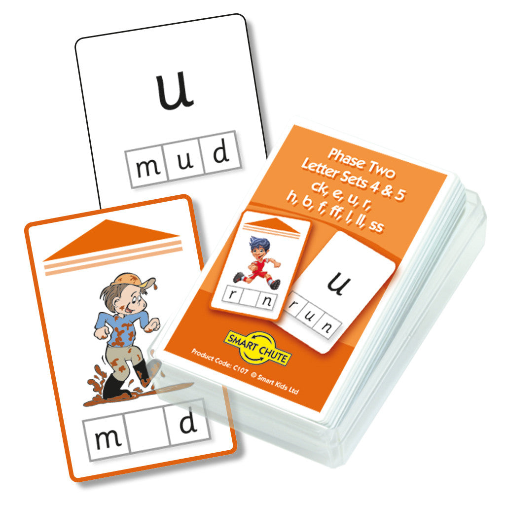 Letters and Sounds Phase 2 Letter Sets 4-5 Chute Cards