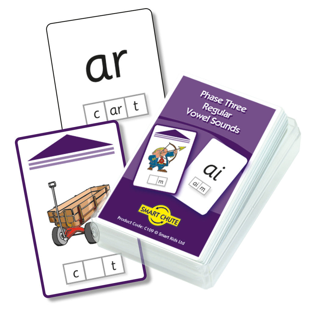 Letters and Sounds Phase 3 Vowel Digraphs Chute Cards