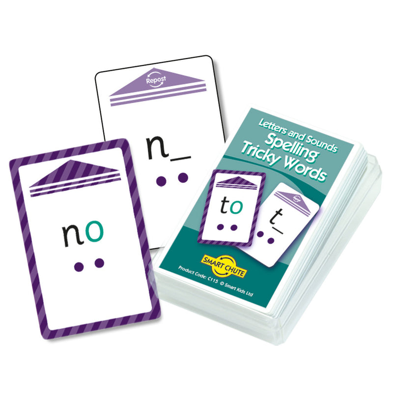Letters and Sounds Phases 3-6 Tricky Words Chute Cards
