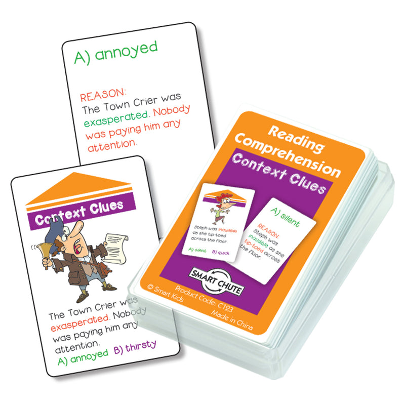 Context Clues Reading Comprehension Cards