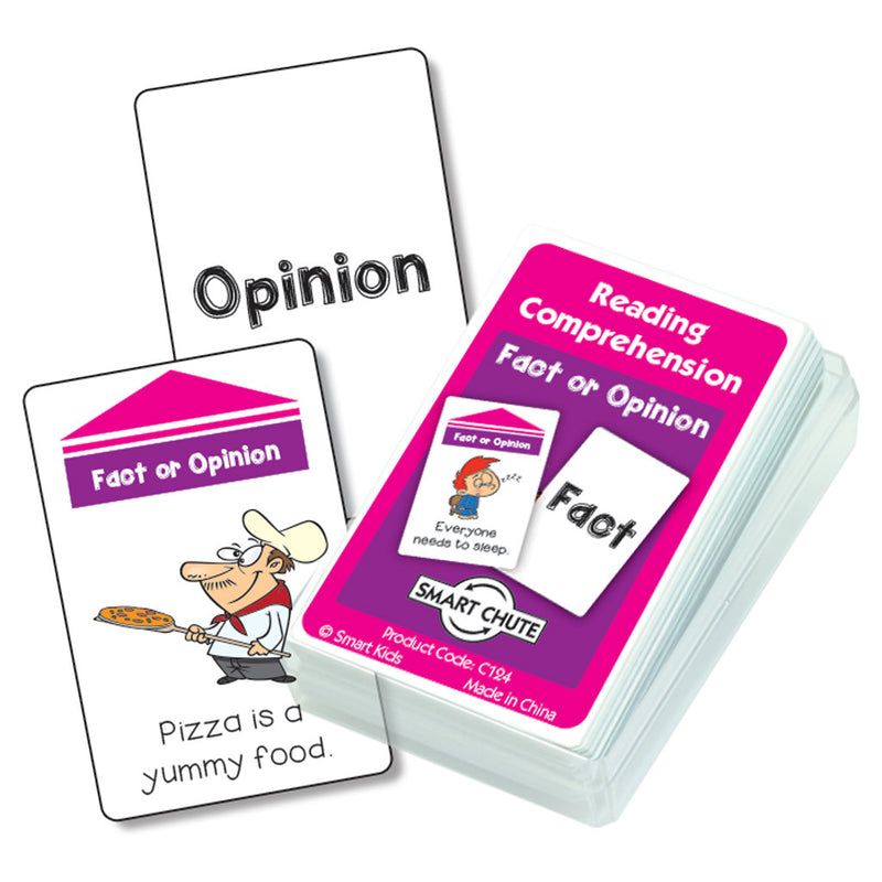 Fact or Opinion Reading Comprehension Cards