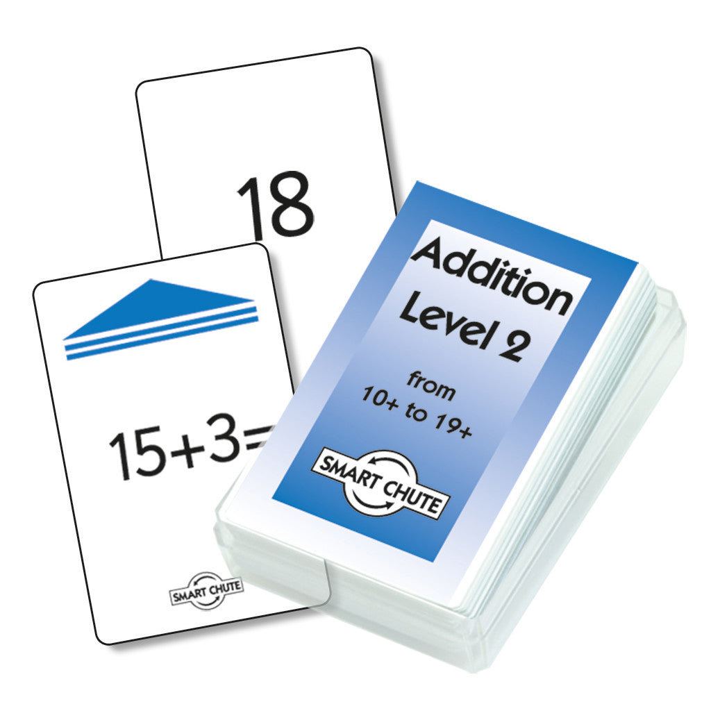 Addition Facts Chute Cards - Level 2