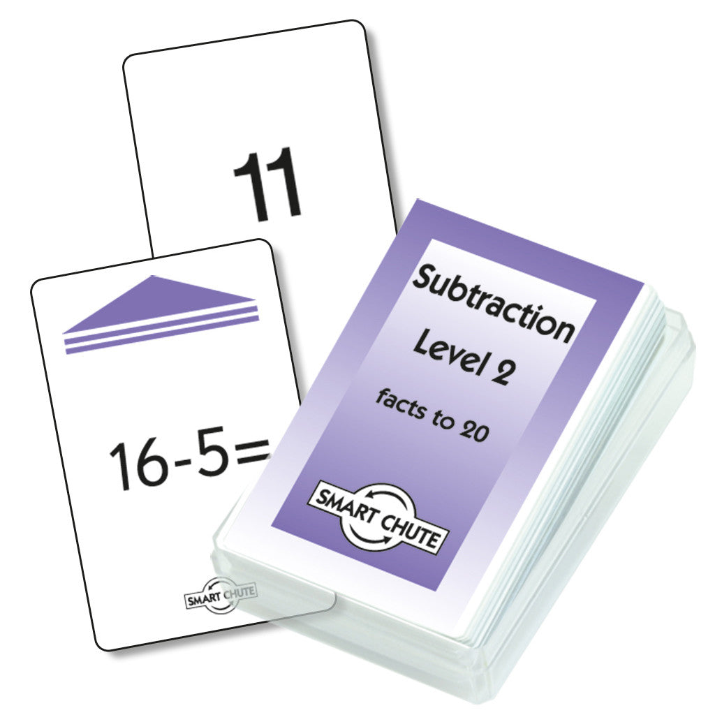 Subtraction Facts Chute Cards - Level 2 -    Smart Chute