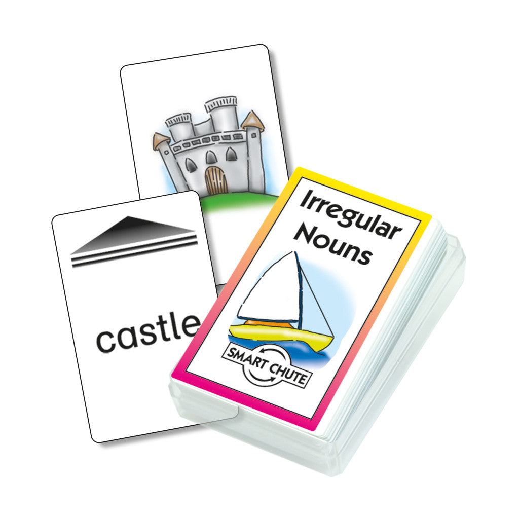 Irregular Nouns Chute Cards