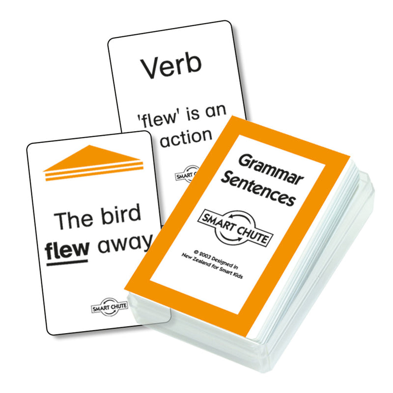 Grammar Sentences Chute Cards