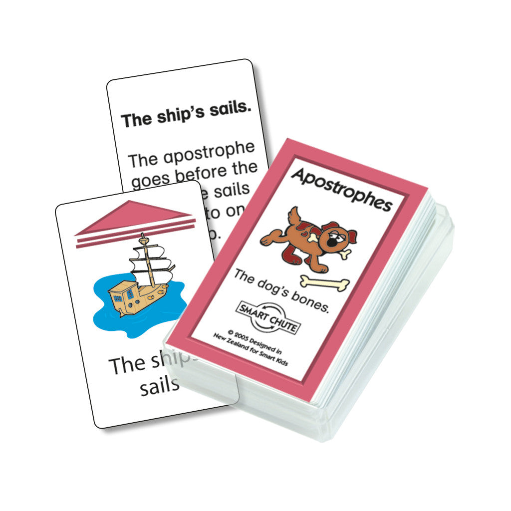 Apostrophes Chute Cards