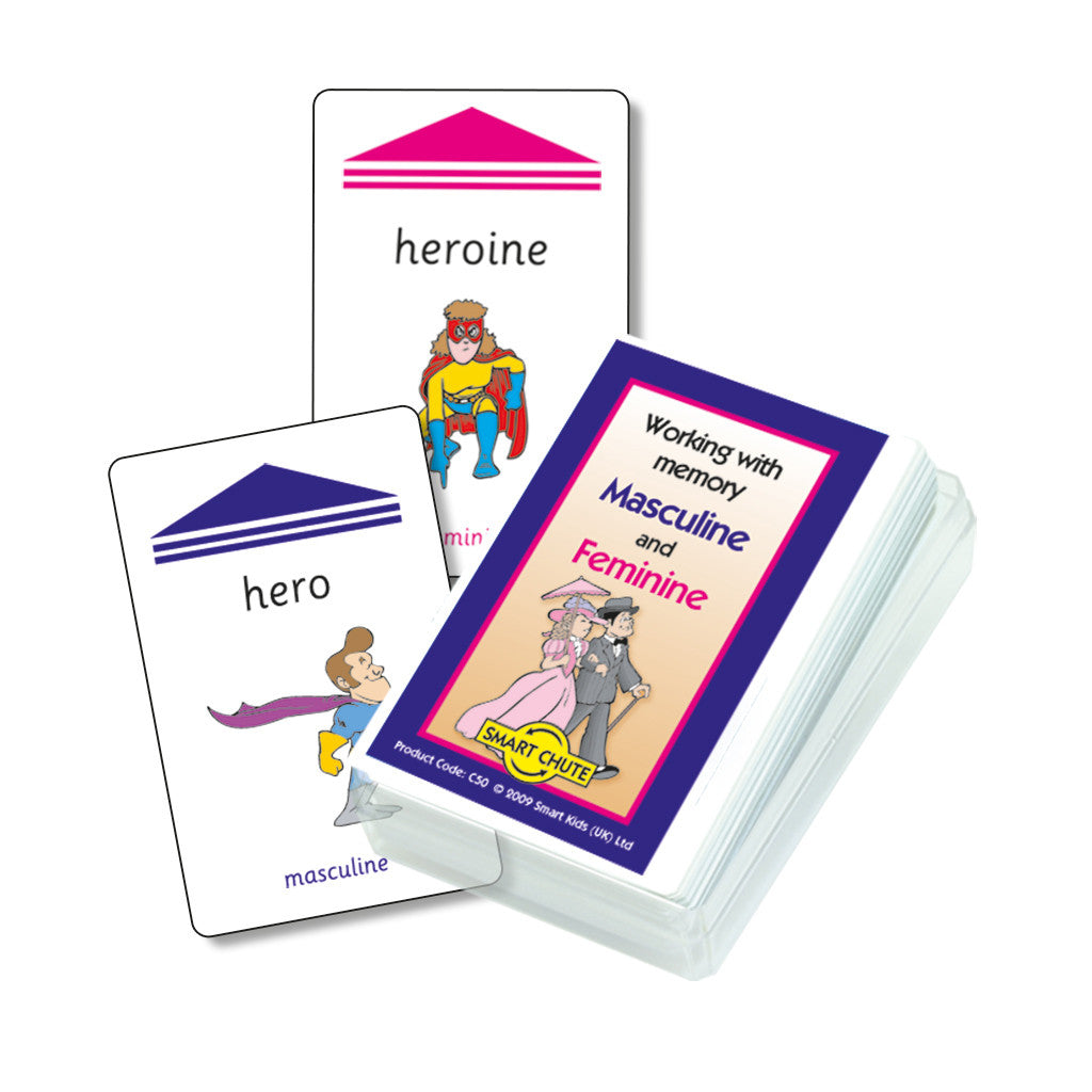 Masculine and Feminine Chute Cards