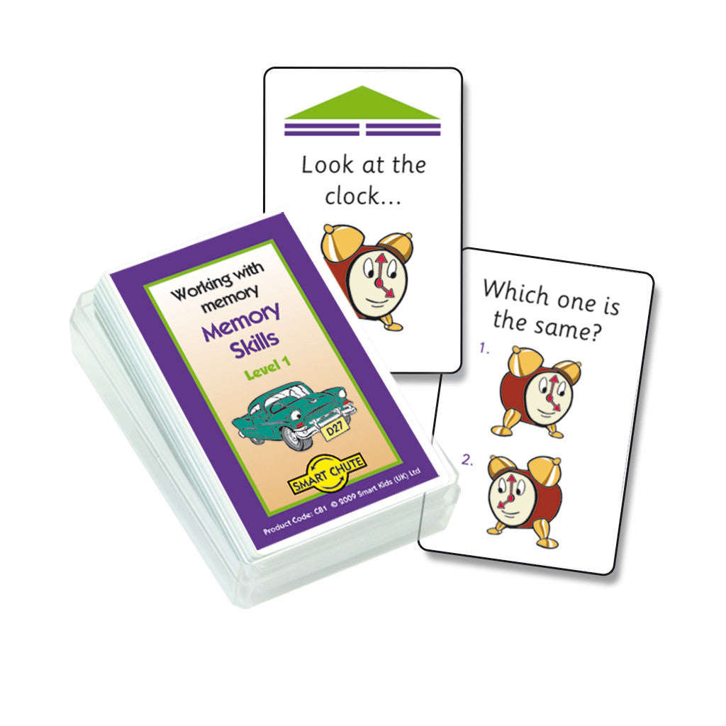 Memory Skills Chute Cards Level 1