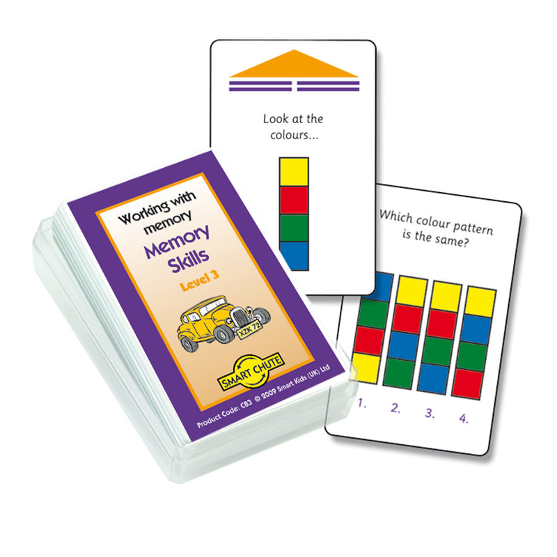 Memory Skills Chute Cards Level 3