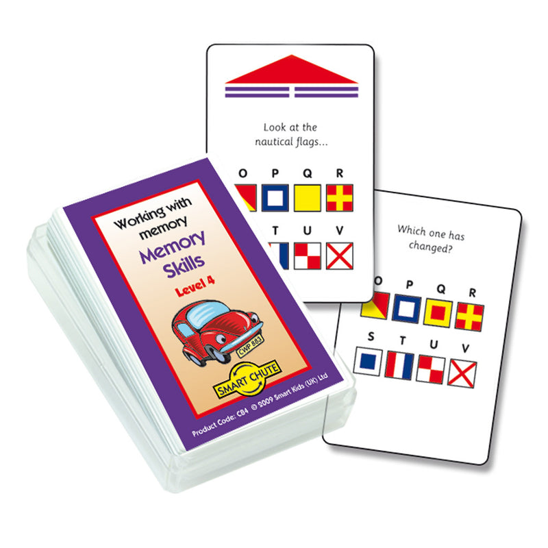 Memory Skills Chute Cards Level 4