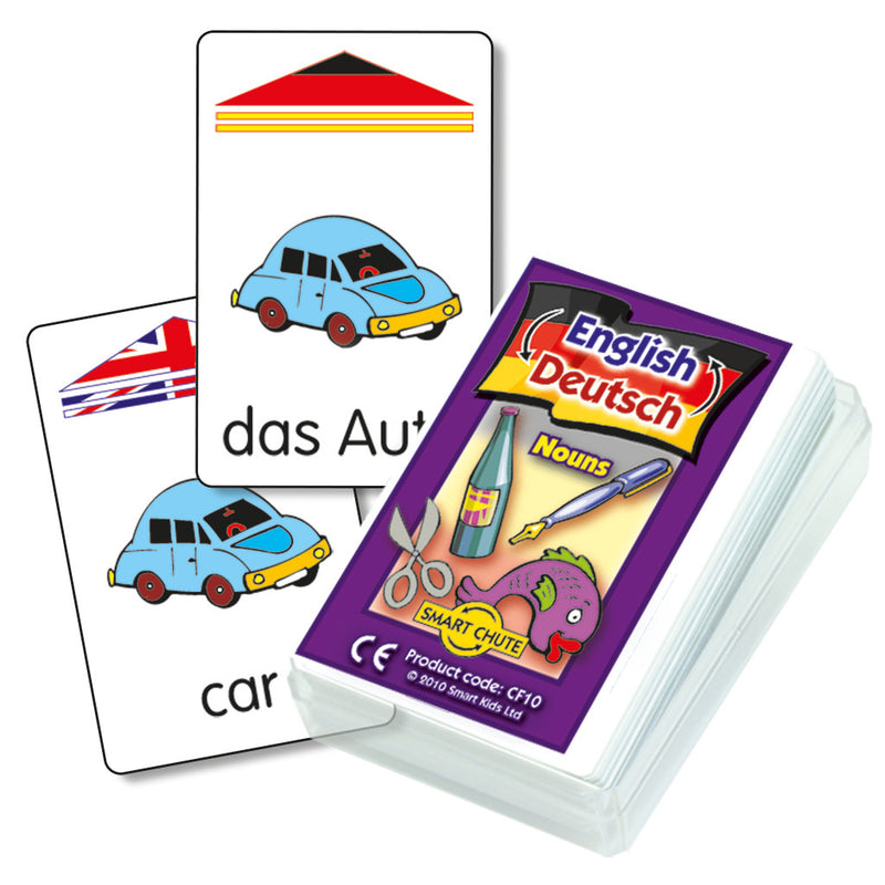 German Nouns Chute Cards