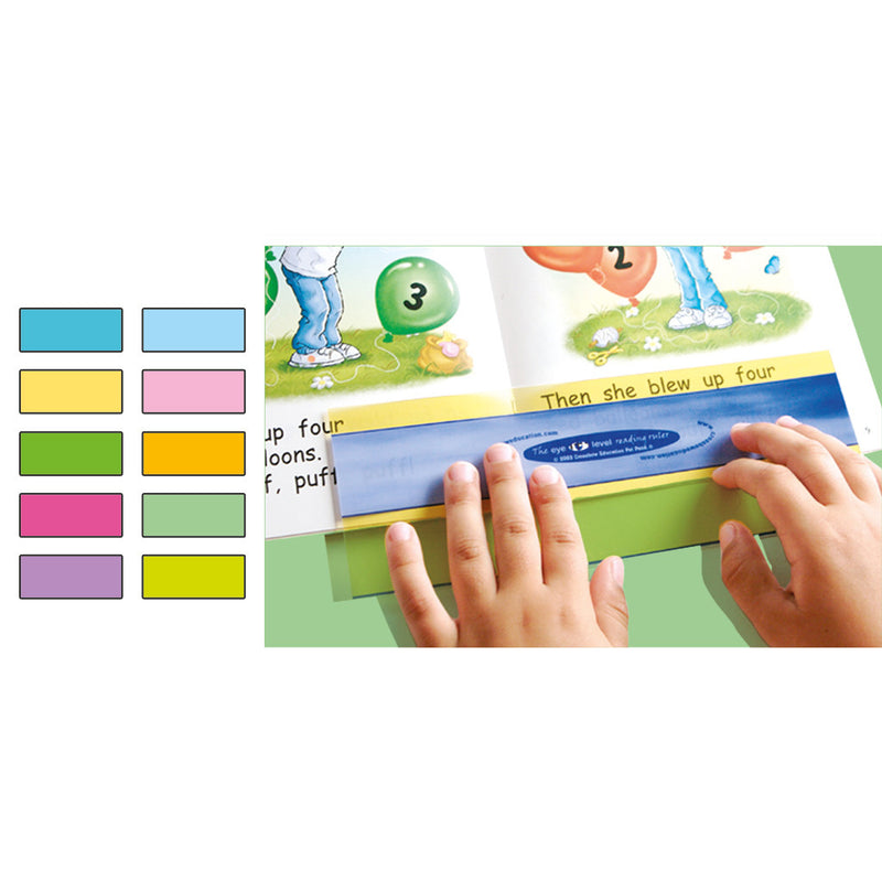 Eye Level Reading Rulers (30 Pack - Mixed Colours)