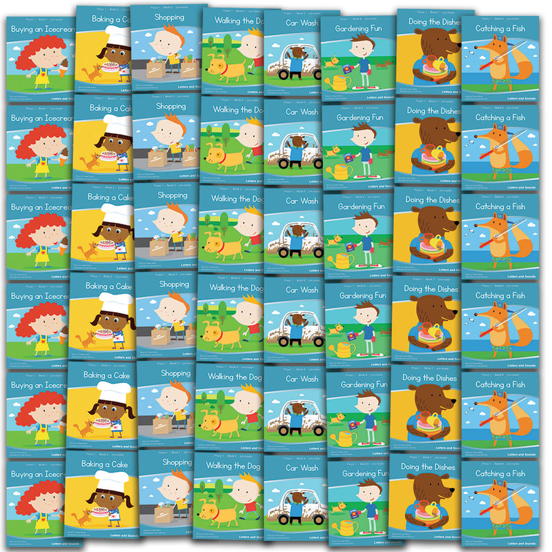 L&S Phase 1 Wordless Readers - (6 xSets, 48 Books)