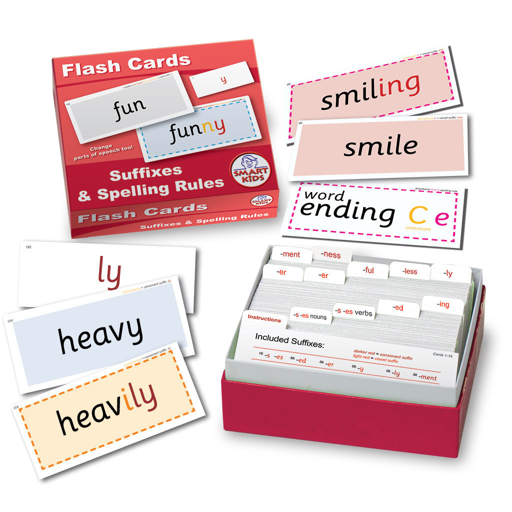 Suffixes & Spelling Rules Cards