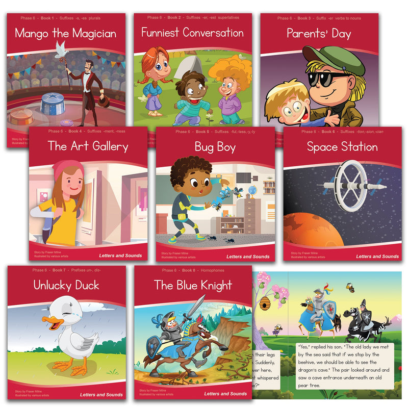 L&S Phase 6 Decodable Readers (set of 48)