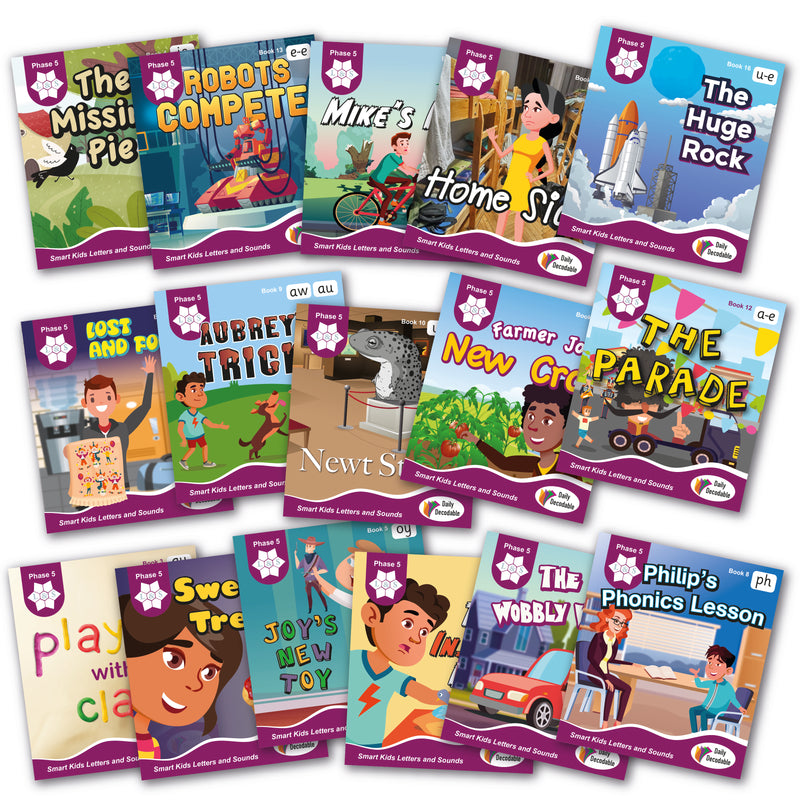 Phase 5 - Letters and Sounds Daily Decodable Books (set of 96)