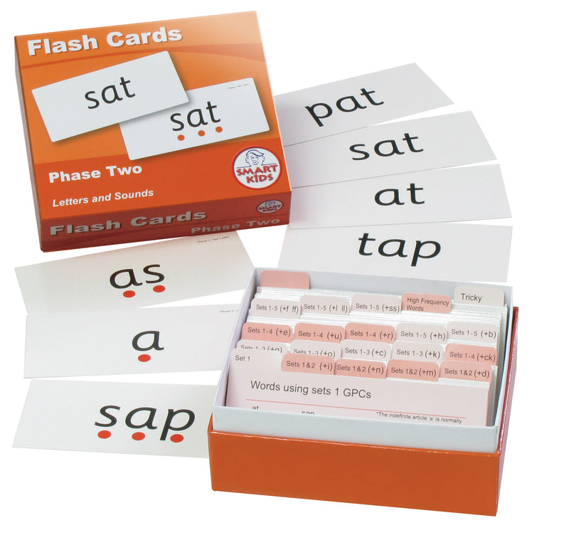 Letters and Sounds Flash Cards Phase Two – Smart Kids