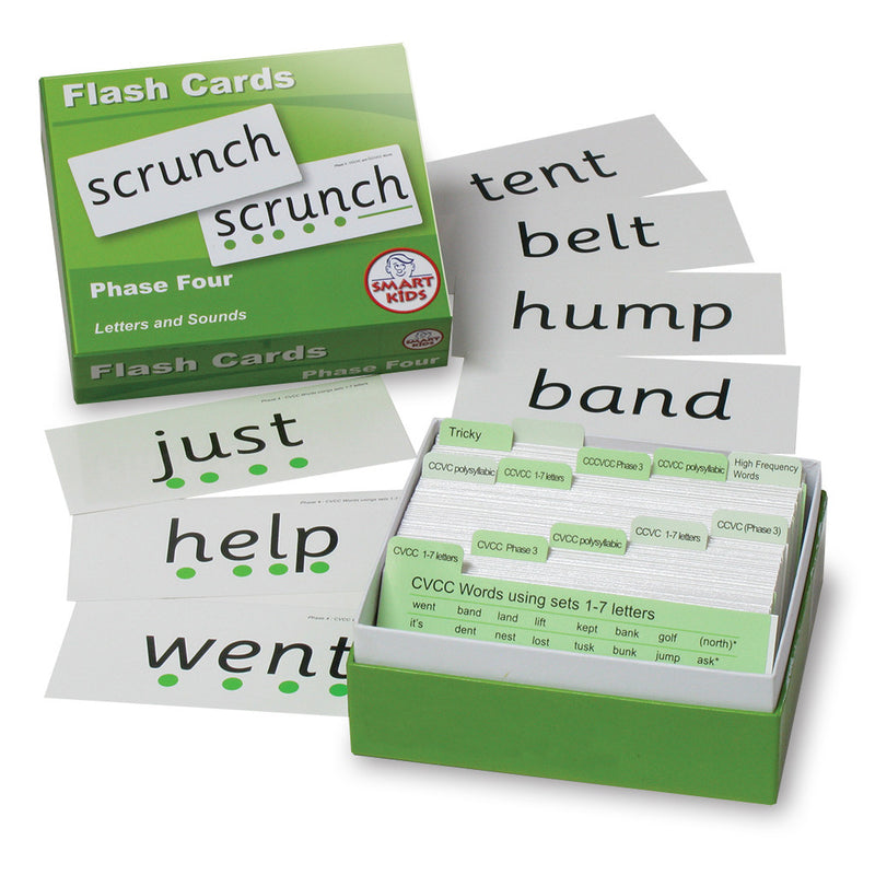 Letters and Sounds Flash Cards Phase Four